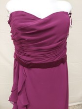 PrettyMaidsSize18 Sagria Slitback/ruffleSideFull Lenth Bridesmaid/occasion Dress