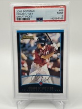 2001 Bowman Draft Picks &amp; Prospects - Chase Utley #BDP69 (RC)