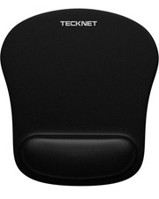 Tecknet Mouse Pad With Wrist Support Black