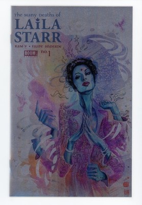 Many Deaths of Laila Starr #1 NM+ Mack Foil Variant 2021 Optioned BOOM!