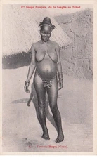 Con CONGO Français de la Sangha au Tchad   femme BAYA    N°4