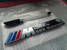 Bmw M Power Emblem Plate Height 2.8cm X Width 16cm Made Of Aluminum Bmw M Power Emblem Plate Height 2.8cm X Width 16cm Made Of Aluminum