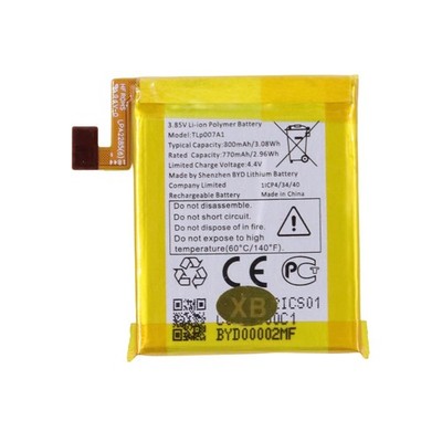 TLP007A1 Replacement Battery for Palm Phone 2018 PVG100 PVG100E PVG100EU 800mAh