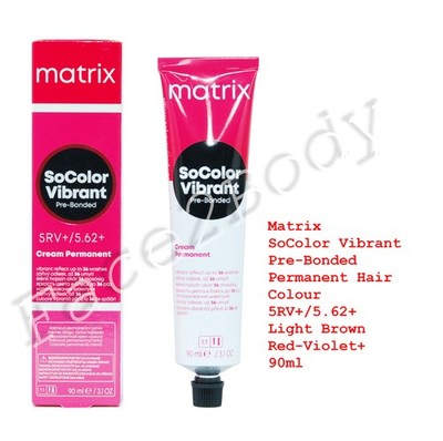 Matrix SoColor Vibrant Pre-Bonded Haarfarbe 5RV+/5,62+ Hellbraun Rot-Violett+