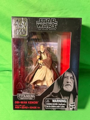 Star Wars The Black Series 40th Anniversary OBI-WAN KENOBI Titanium Series 02