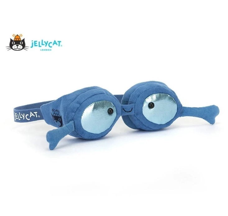 新品　ジェリーキャット　ゴーグル　スイミング　プール　ぬいぐるみ　スポーツ AUTHENTIC Jellycat Amuseables Sports Swimming Goggles Plush | eBay