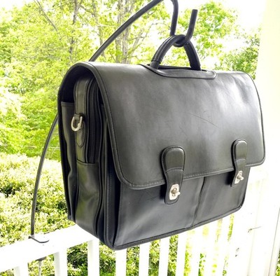 Coach Vintage LARGE G0S-0532 Prescott Black Briefcase/Laptop Bag