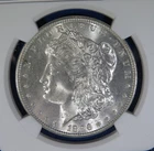1896 P  NGC MS 64 White  Morgan Dollar