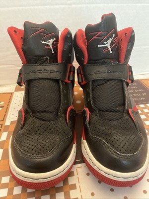 Nike Air Jordan Flight Black Red Sneakers Shoes Mens Size 384519-011 