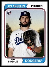 2020 Topps Archives Tony Gonsolin Rookie Los Angeles Dodgers #133