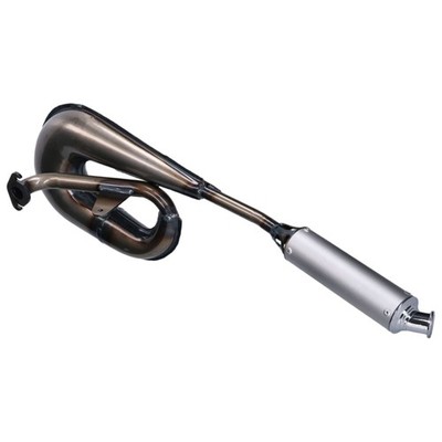 Auspuffanlage Tecno für Peugeot 103   2-Takt Mofa Auspuff mit rustikaler Optik F