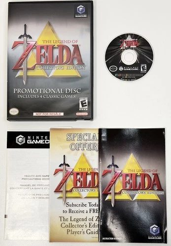 The Legend of Zelda Collector's Edition (Nintendo GameCube, Wii, 2003) COMPLETE!