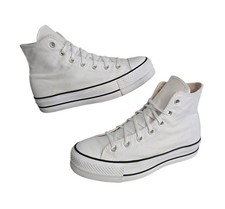 Converse Chuck Taylor All Star Lift Shoes Womens Size 9 Platform White Sneaker