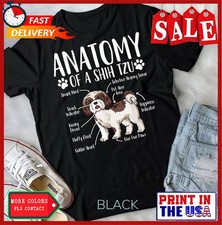 Shih Tzu Dog Anatomy T-Shirt Unisex T-shirt