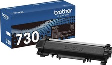 Brother TN-730 Black Toner Cartridge Genuine - NEW