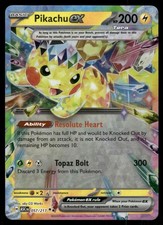 Pikachu EX Eroi Ascesi Doppia Carta Pokemon Rara 057/217 (NM)