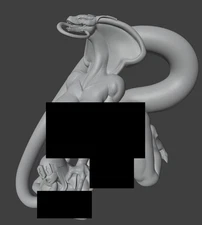 Ormuk and Saint 1/12 Scale Resin Figure NSFW | Unpainted Model Kit