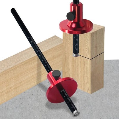 Wheel Marking Gauge Woodworking Scriber Wood Marking Tool Inch & MM Scale