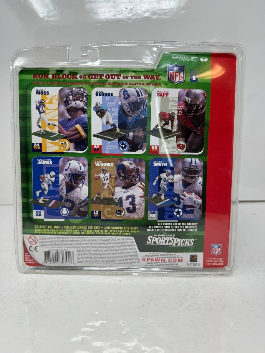 McFarlane NFL Warren Sapp Tampa Bay Buccaneers Series 1 Figure | eBay