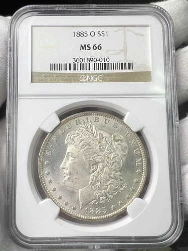 1885-O $1 Morgan Dollar 90% Silver NGC MS66 US Coin