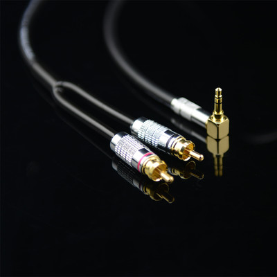 5M 16FT Primeda Prolink Standard 100 Audio Cable Stereo 90° 3.5mm to 2RCA MP3 CD