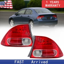 Leftright Tail Lights Rear Taillamps For 2006-2008 Honda Civic Sedan Taillights Leftright Tail Lights Rear Taillamps For 2006-2008 Honda Civic Sedan Taillights