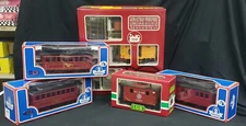 LGB The Big Train G Scale # 20401 Set + LGB Car Rio Grande & 3 Kalamazoo G Cars