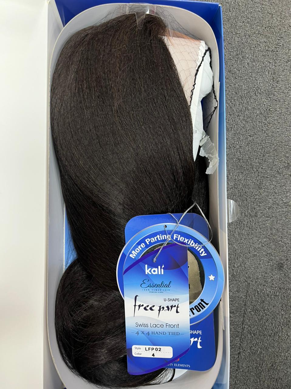 Kali Essential 100 H/H Blended Lace Front 4x4 Straight Wig LFP02 UK