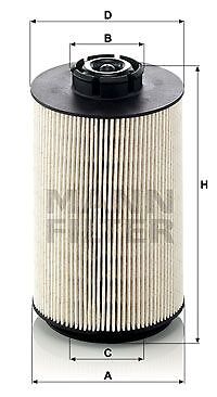 MANN-FILTER Filtro carburante  PU 1058 x