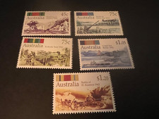 1992 Australian Battles Complete set of 5 MNH Scott # 1253-1257 combine shipping