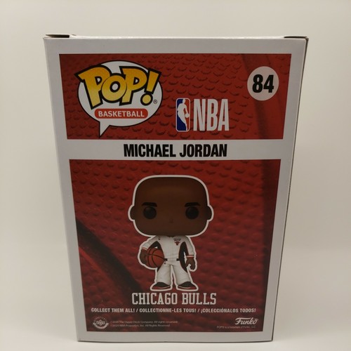 Funko Pop! NBA Michael Jordan Calentamientos Blancos #84 Edición Limitada ¡Exclusivo!  - Imagen 4 de 10