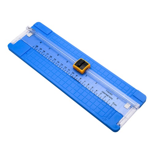 A4 Photo Paper Cutter Guillotine Card Trimmer Ruler Office Art Heavy Duty Blue - Picture 6 of 10