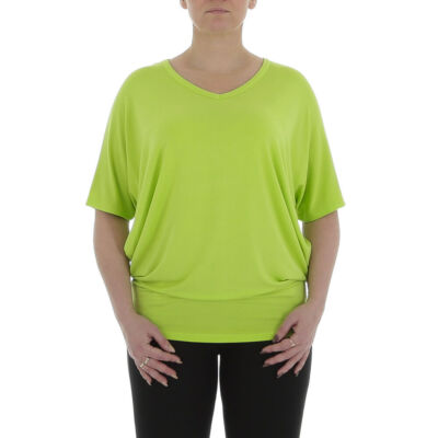 Damen  Shirt 9130 Ital-design In Neongrün