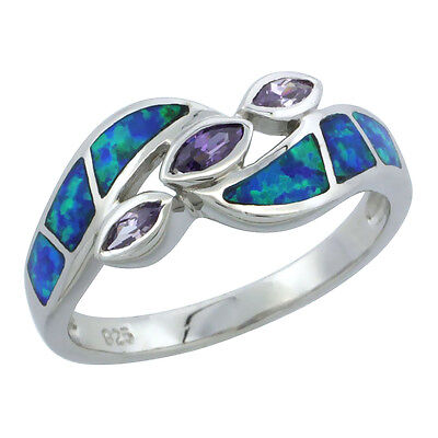 SURANO DESIGN JEWELRY Sterling Silver Ring w/Opal & CZ Stones SURANO DESIGN JEWELRY Sterling Silver Ring w/Opal & CZ Stones