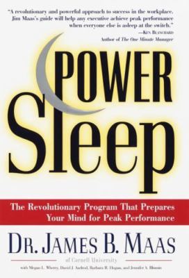 Power Sleep : The Revolutionary Program Tha- hardcover, 9780375500954, Maas, new