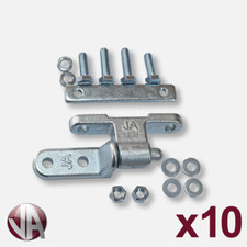 10 x Tailgate Hinge Set With Gudgeon For Sprinter Tipper Dropside Truck Trailer