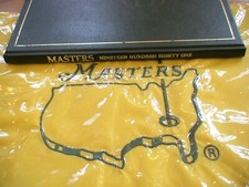 1981 MASTERS GOLF ANNUAL AUGUSTA NATIONAL TOM WATSON WOODS NICKLAUS PGA RARE