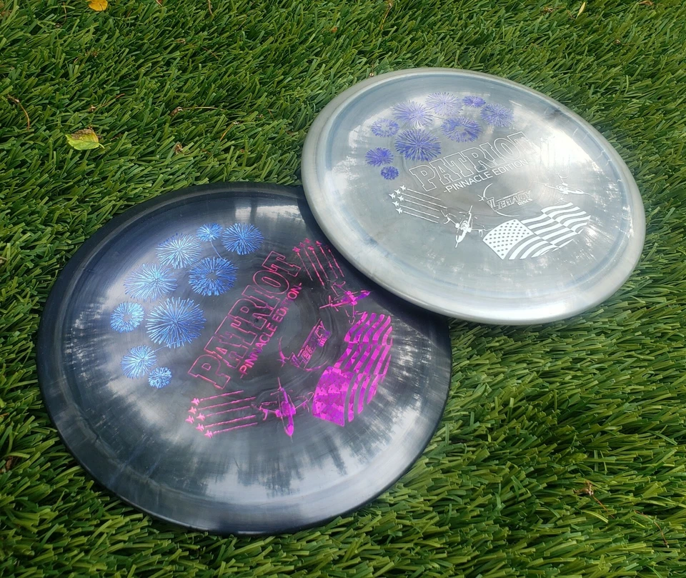 Rare 2x Pair Legacy Discs First Run Pinnacle Patriot 174 g Disc Golf Leopard FD  - Image 3 of 4