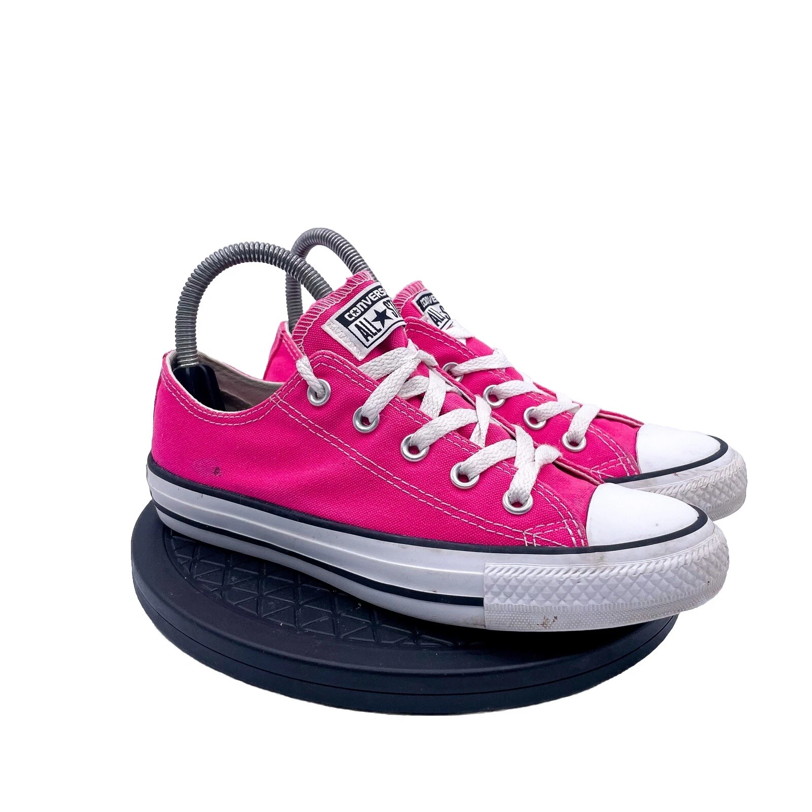 Sneakers Converse Chuck Taylor All Star basse in tela rosa donna 6 uomo 4