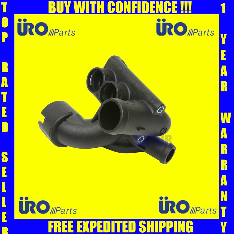 Carcasa de termostato para Audi y Volkswagen A3 TT Eos Eurovan Golf Jetta R32 NUEVO Foto 3 de 4