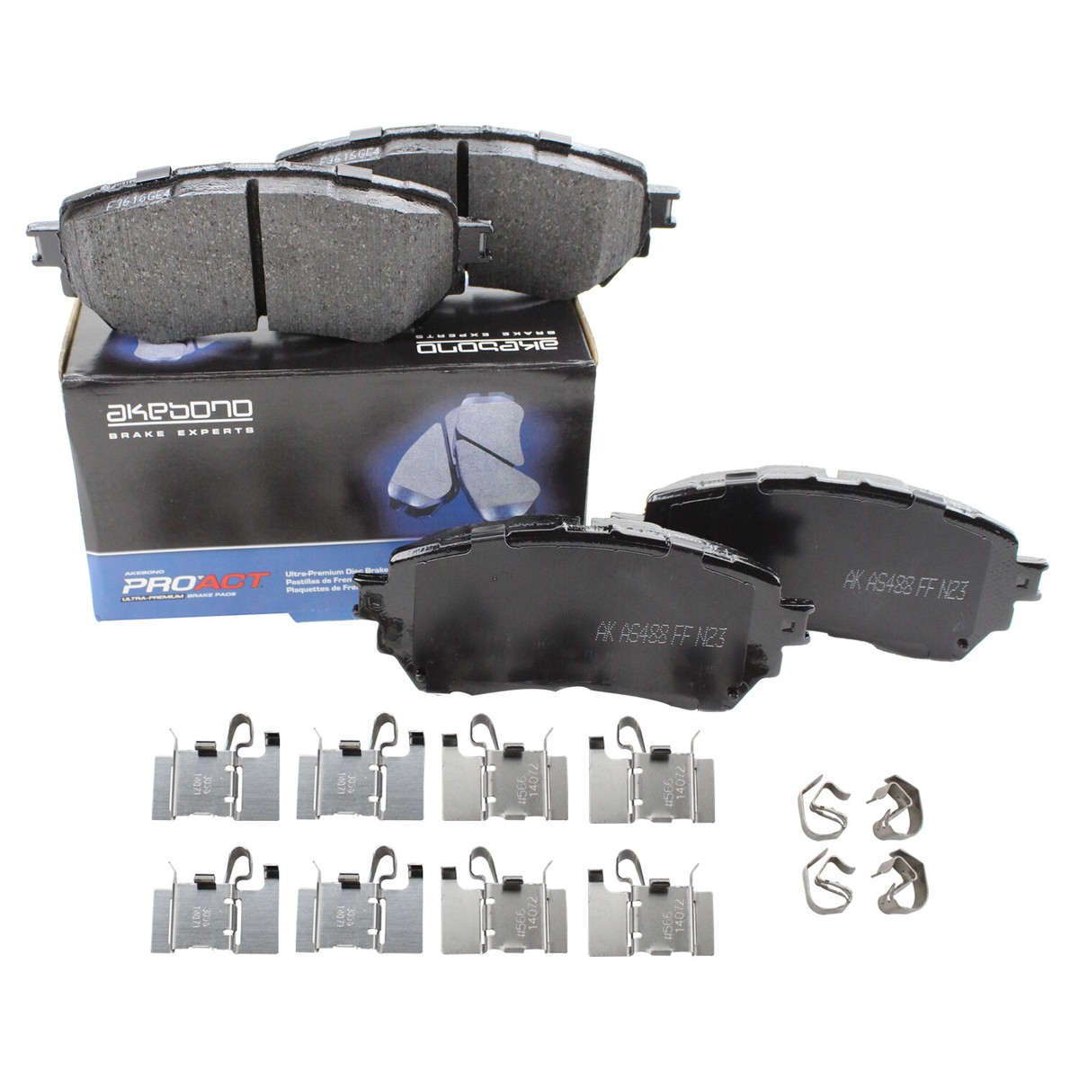 Akebono ProAct Ultra-Premium Brake Pads Mazda 6 ACT1711 Akebono ProAct Ultra-Premium Brake Pads Mazda 6 ACT1711