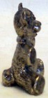 Vintage MINIATURE PEWTER Teddy Bear 1.5" TALL X 1+" WIDE X 0.5" DEEP — photo 3