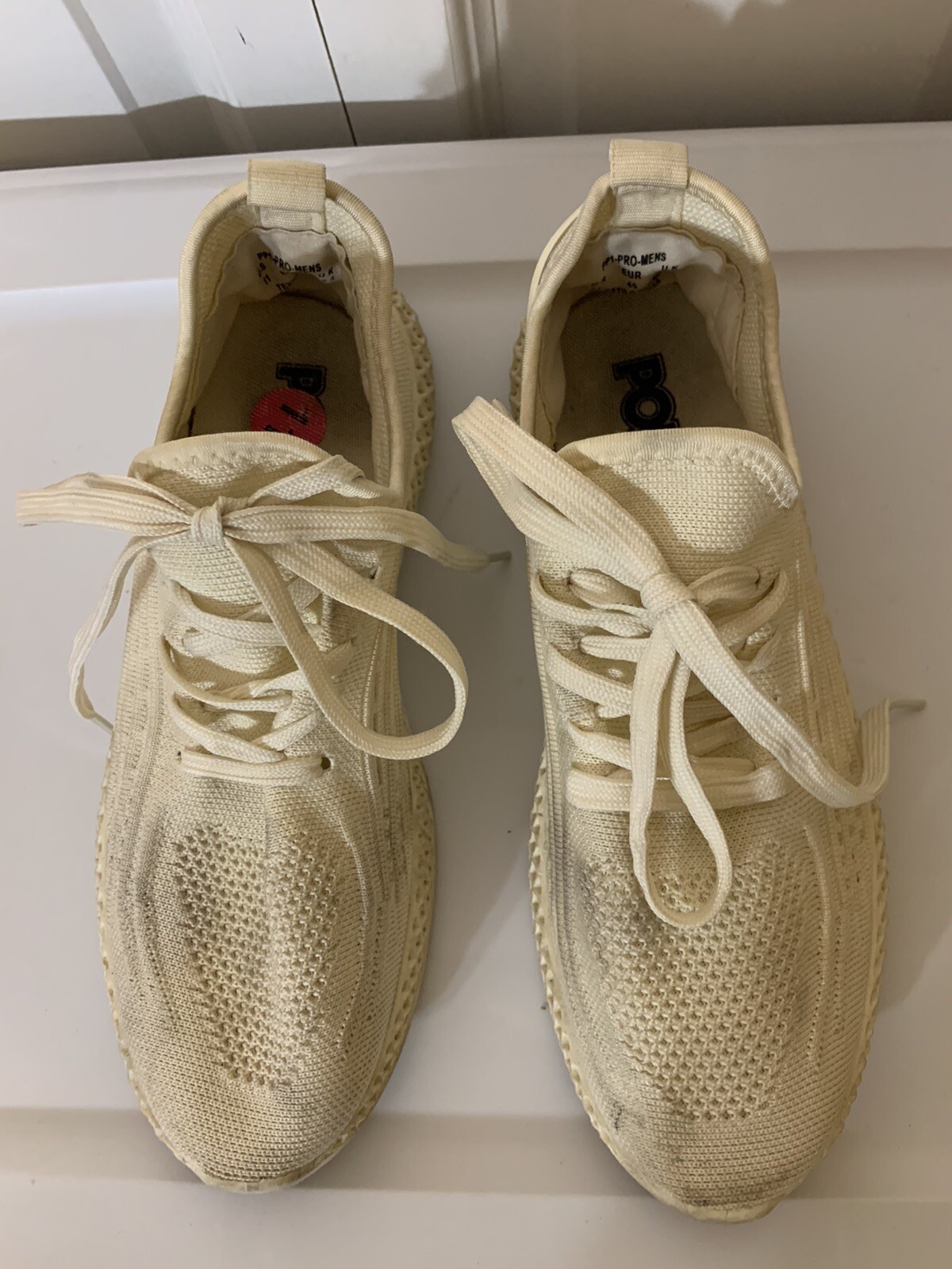 Scarpe da ginnastica Pony Uomo Tg 11 Prodotto di New York Beige PP1 Yasso PP1 PRO