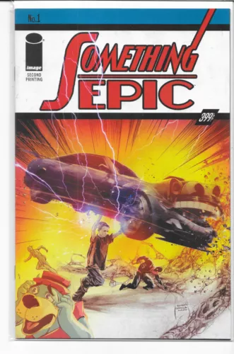 Something Epic #1 H 2nd Print Szymon Kudranksi Variant NM/NM+ Image Comics 2023