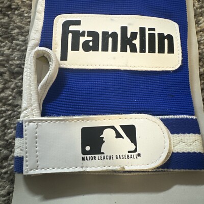 Gant De Baseball Franklin Player Classic Batters - Jeunesse Taille L, Bleu/blanc, Main Gauche