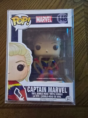 Brie Larson Captain Marvel Funko Pop Autograph Auto JSA Cert w/Protector #148