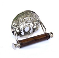 Victorian Water loo Toilet Roll Holder with chrome shiny finish.