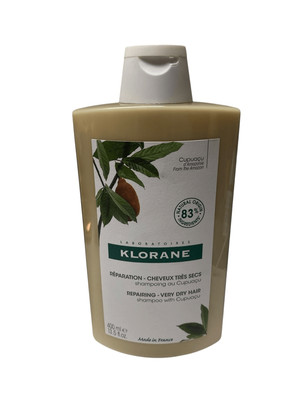 Klorane Shampoo Repairing for Very Dry Hair with Cupuacu 13.5oz