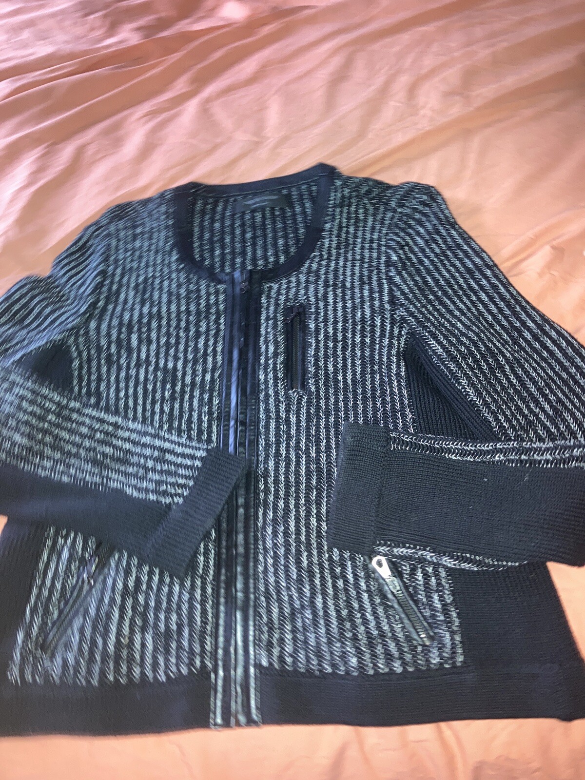 rag bone sweater jacket size large 