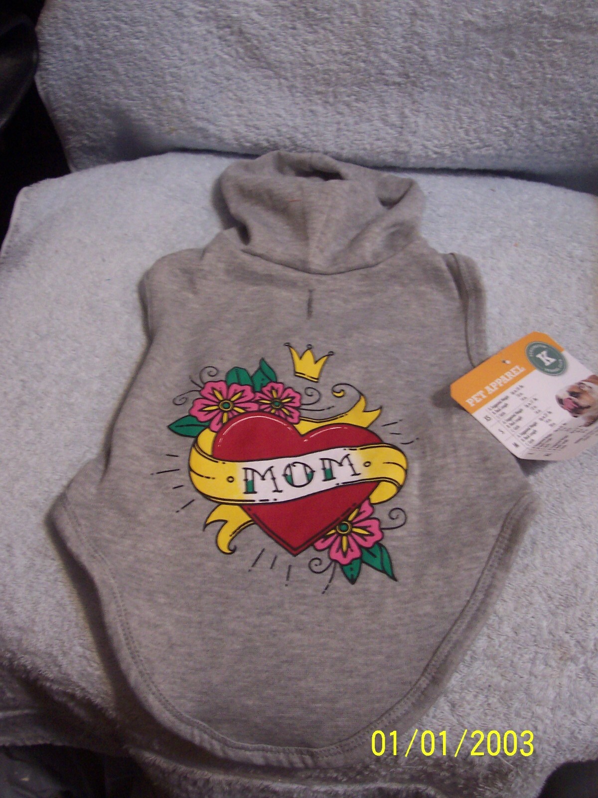 Kensington Kennel Club One Piece Dog Apparel Outfit " MOM " Medium New